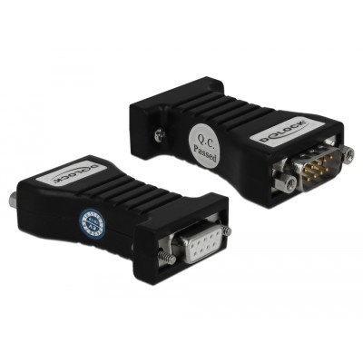 Delock Converter 1 x Serial RS-232 DB9 to 1 x Serial RS-485 with ESD protection 15 kV surge protection 600 W and extended temper 2