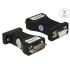 Delock Isolator 1 x Serial RS-232 DB9 female to 1 x Serial RS-232 DB9 male 3 kV