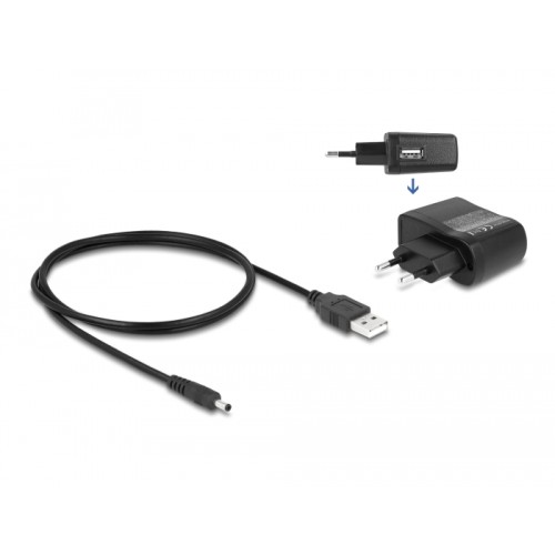 Delock Converter Ethernet LAN RJ45 10/100 Mbps jack to serial RS-232 DB9 male with nuts