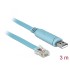 Delock Adapter USB 2.0 Type-A male > 1 x Serial RS-232 RJ45 male 3.0 m blue