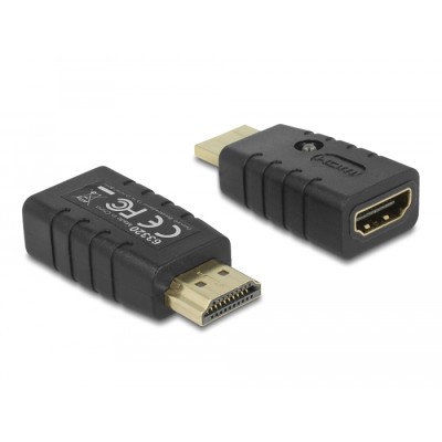 Delock Adapter HDMI-A male > HDMI-A female EDID Emulator