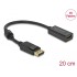 Delock Adapter DisplayPort 1.2 male to HDMI female 4K Passive black