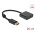 Delock Adapter DisplayPort 1.2 male to HDMI female 4K Active black