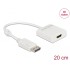 Delock Adapter DisplayPort 1.2 male to HDMI female 4K Active white