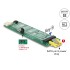 Delock Converter SATA pin 8 power receptacle > M.2 Key B slot