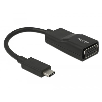 Delock Adapter USB Type-C™ male > VGA female (DP Alt Mode)