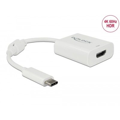 Delock USB Type-C™ Adapter zu HDMI (DP Alt Mode) 4K 60 Hz mit HDR Funktion