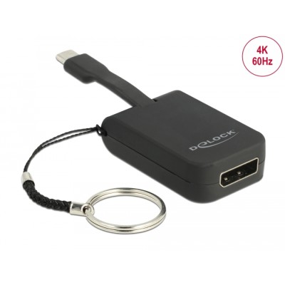 Delock USB Type-C™ Adapter to DisplayPort (DP Alt Mode) 4K 60 Hz - Key Chain