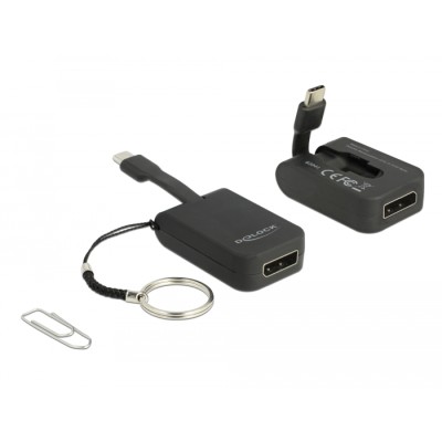 Delock USB Type-C™ Adapter to DisplayPort (DP Alt Mode) 4K 60 Hz - Key Chain 2
