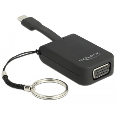 Delock USB Type-C™ Adapter to VGA (DP Alt Mode) - Key Chain