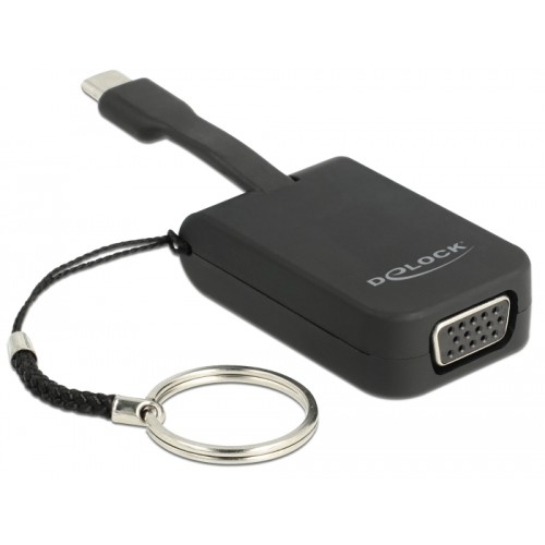 Delock USB Type-C™ Adapter to VGA (DP Alt Mode) - Key Chain