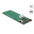 Delock U.2 SFF-8654 or SATA Converter to 1 x M.2 Key M slot