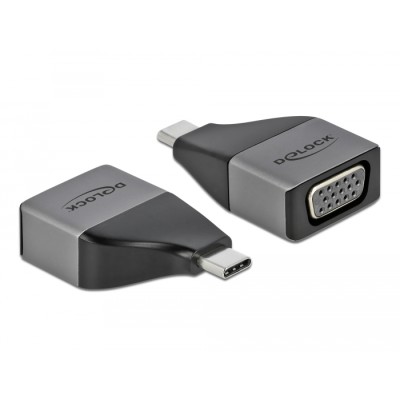 Delock USB Type-C™ Adapter to VGA (DP Alt Mode) 1080p – compact design