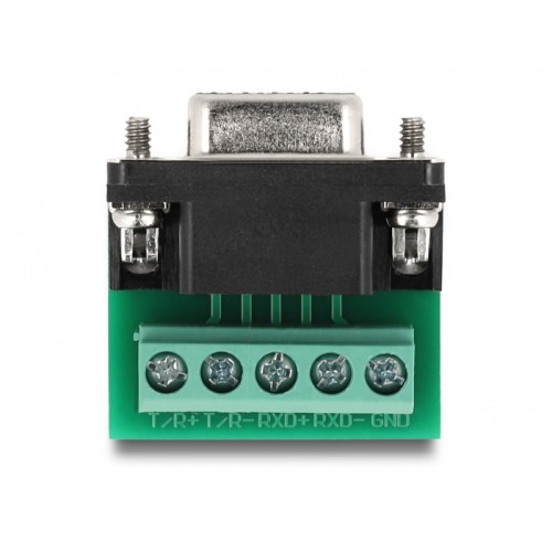 Delock Adapter USB Type-A to Serial RS-422/485 DB9 with surge protection 600 W and extended temperature range