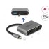 Delock USB Type-C™ Adapter to HDMI and VGA with USB 3.2 Port and PD