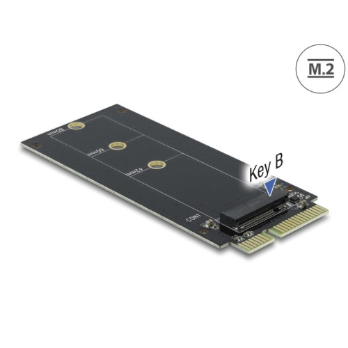 SATA 22 pin male to M.2 Key B slot Adapter