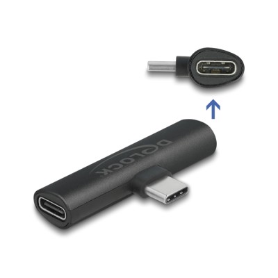 Delock Adapter USB Type-C™ to 2 x USB Type-C™ PD black