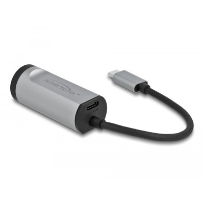 Delock USB Type-C™ Adapter to Gigabit LAN with Power Delivery port grey 2