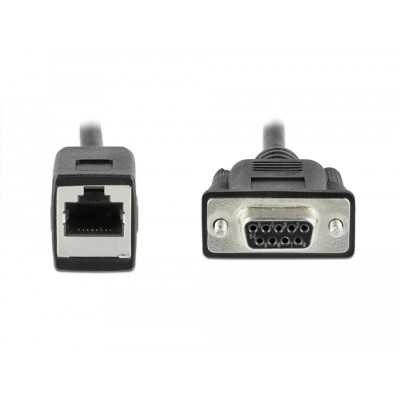 Delock Serial RS-232/422/485 Adapter DB9 female to RJ45 jack 2