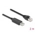 Delock Serial Connection Cable with FTDI chipset, USB 2.0 Type-A male to RS-232 RJ45 male 2 m black