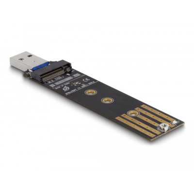Delock Combo Converter for M.2 NVMe PCIe or SATA SSD with USB 3.2 Gen 2 2