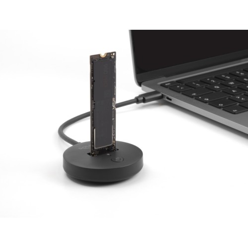 Delock M.2 Docking Station for M.2 NVMe / SATA SSD with USB 10 Gbps USB Type-C™ male