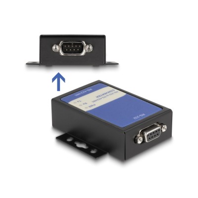 Delock Converter 1 x RS-232 to 1 x RS-422/485 with 15 kV ESD protection power supply 240 V