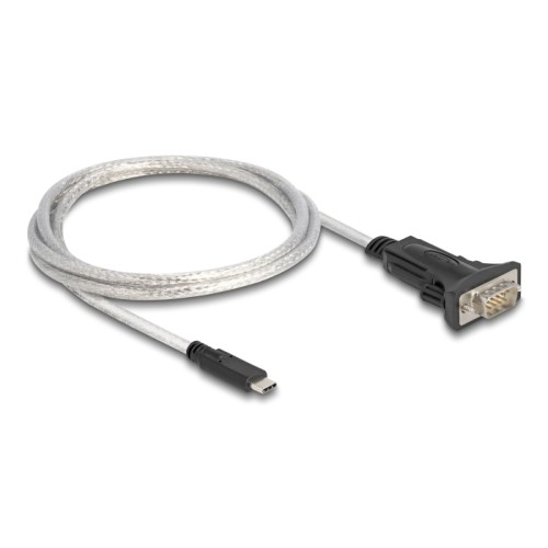 Delock Adapter USB Type-C™ to 1 x Serial RS-422/485 male with 6 pin terminal block 5 V 1 m