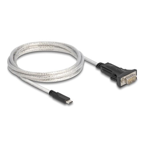 Delock Adapter USB 2.0 Type-C™ to 1 x Serial RS-422/485 male with 6 pin terminal block 5 V 2 m