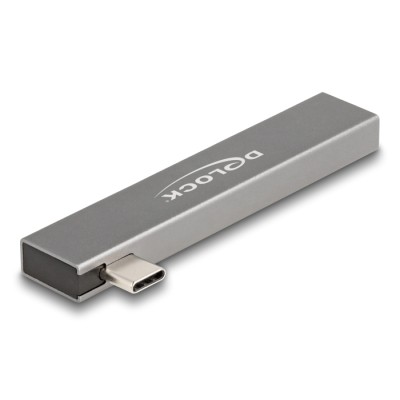 Delock 3 Port Slim USB Hub with USB Type-C™ to 1 x USB 10 Gbps USB Type-A + 2 x USB 2.0 Type-A 2