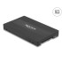 Delock Converter M.2 Key M NVMe SSD to U.2 or M.2 Key B SATA SSD to SATA - tool free