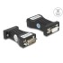 Delock Isolator RS-232 D-Sub 9 female to RS-232 D-Sub 9 male TXD, RXD, DTR, DSR, GND galvanic isolation 2.5 kV
