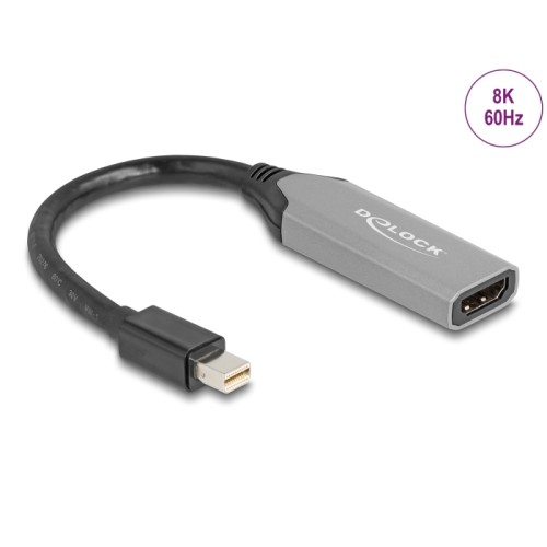 Delock Mini DisplayPort to HDMI Adapter 8K with HDR