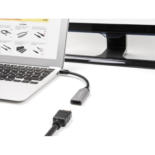 Delock Mini DisplayPort to HDMI Adapter 8K with HDR