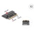Delock Adapter M.2 Key B+M male to M.2 Key M slot - Extension