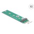Delock Adapter M.2 Key A+E male to M.2 Key M slot