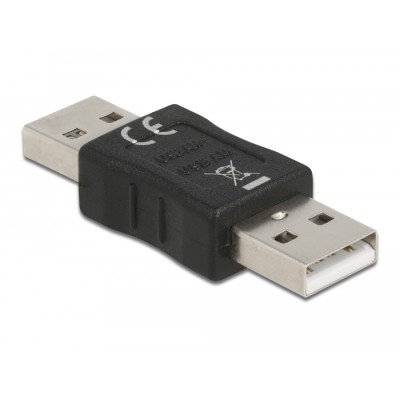 Delock Adapter Gender Changer USB Type-A male to male
