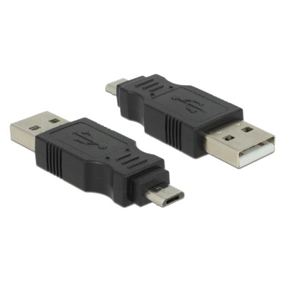 Delock Adapter USB 2.0 Type Micro-B male to USB 2.0 Type-A male