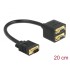 Delock Adapter VGA male to 2 x VGA female