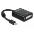 Delock Adapter mini DisplayPort 1.1 male  DVI female Passive black