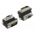 Delock Adapter VGA female to DVI 24+5 pin male 90° right angled