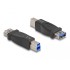 Delock Adapter USB 3.0-B male to USB 3.0-A female