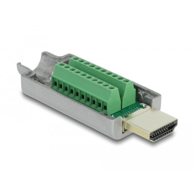 Delock HDMI-A male to Terminal Block with Metal housing