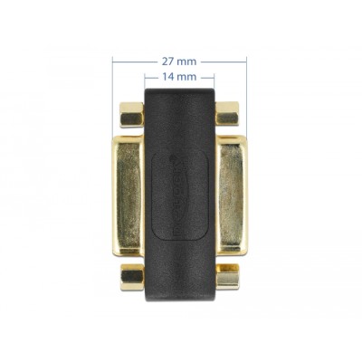 Delock Adapter DVI 24+5 female  DVI 24+5 female 2