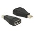 Delock Adapter mini DisplayPort 1.2 male  DisplayPort female black