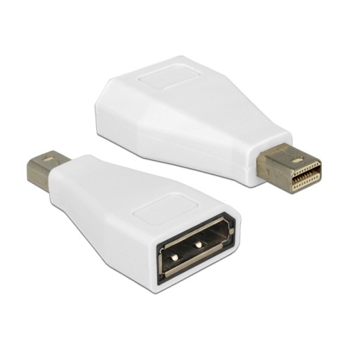Delock Adapter mini DisplayPort 1.2 male  DisplayPort female white