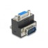 Delock Adapter VGA male to female 270° angled