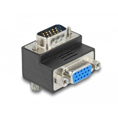Delock Adapter VGA male to female 270° angled 2