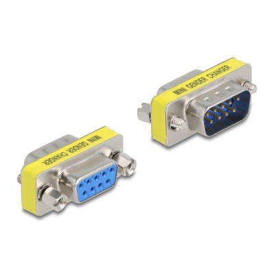 Delock D-Sub 9 pin male  D-Sub 9 pin female – Port Saver