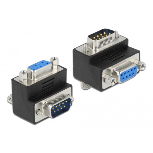 Delock D-Sub 9 pin male to female 270° angled